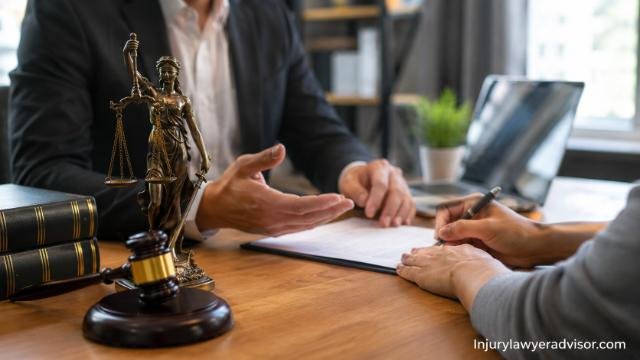Lawyer explaining consumer protection rights during legal consultation