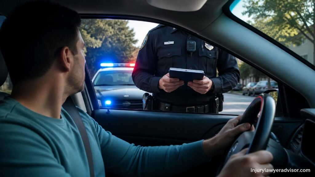 What Happens If You Drive Without Insurance? Legal Penalties, Financial Risks, and Driver Responsibilities Driver pulled over by police for no insurance