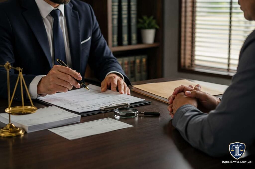 Check Fraud Lawyer Consultation: How to Prepare, Protect Your Rights, and Understand Fraud Charges Check fraud lawyer consultation reviewing checks and financial evidence