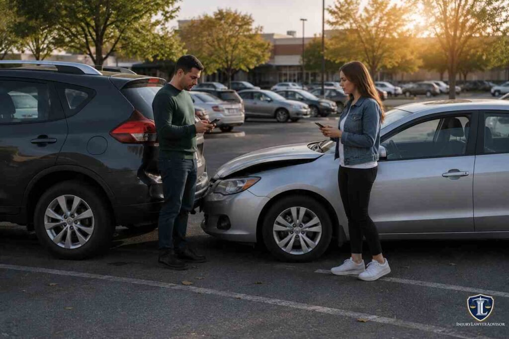 Parking Lot Accident Lawyer: Legal Help After a Crash in a Parking Lot Parking lot accident lawyer helping with a car crash claim
