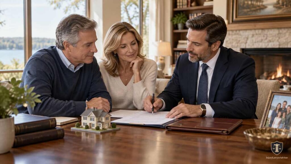Living trust estate planning consultation with an attorney